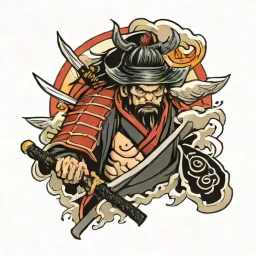 Samurai Cuts Mt Fuji