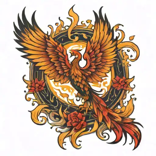 Phoenix Rising From The Ashes