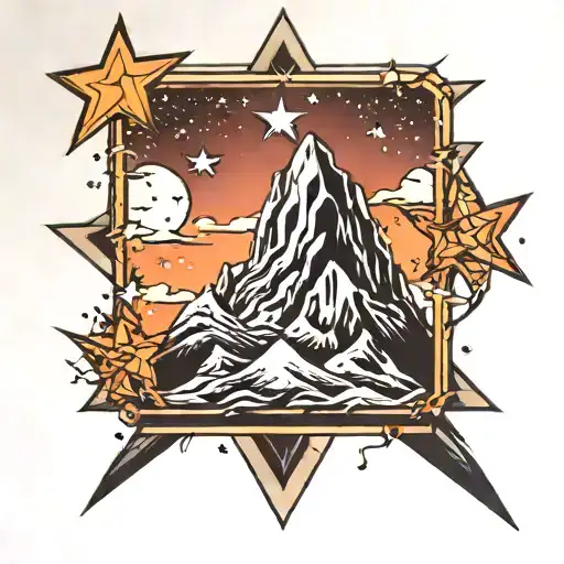 Mountain And Stars Aim