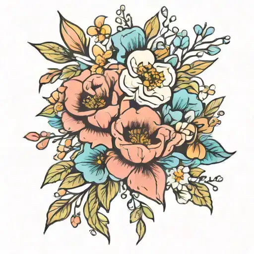 Birth Flower Bouquet