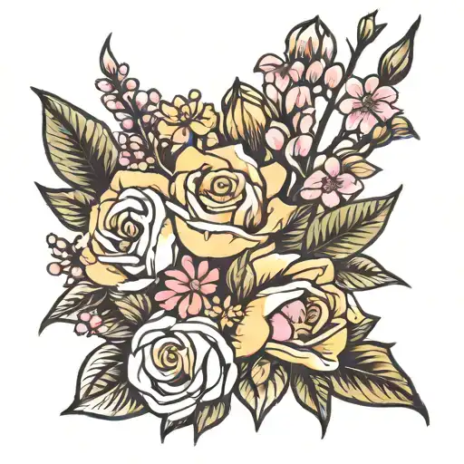 Birth Flower Bouquet