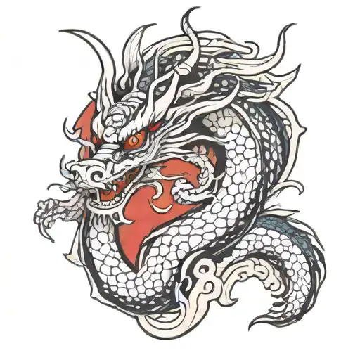 Traditional Japanese Dragon