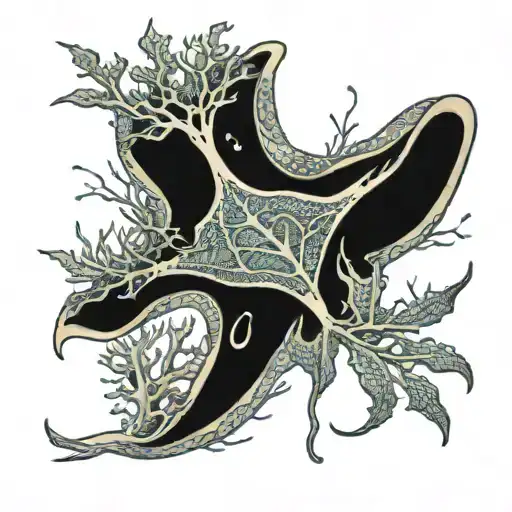 Stingray Coral Ocean Plants