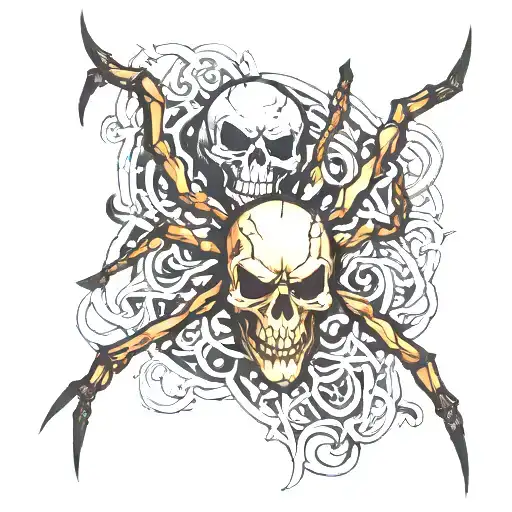 Spider And Skull