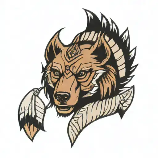 Indian Arrowhead And Bear Claw