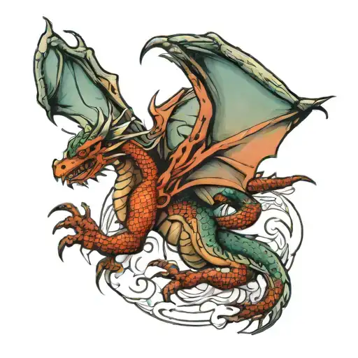 Dragon Flying