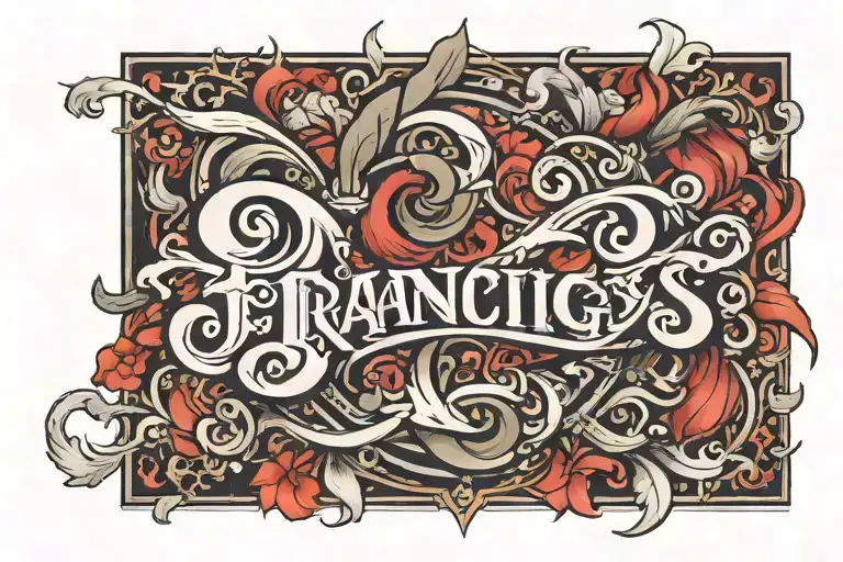 Francis Lettering