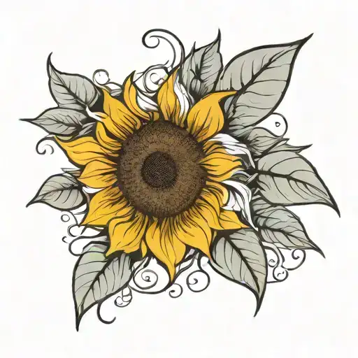 Sunflower Blooming