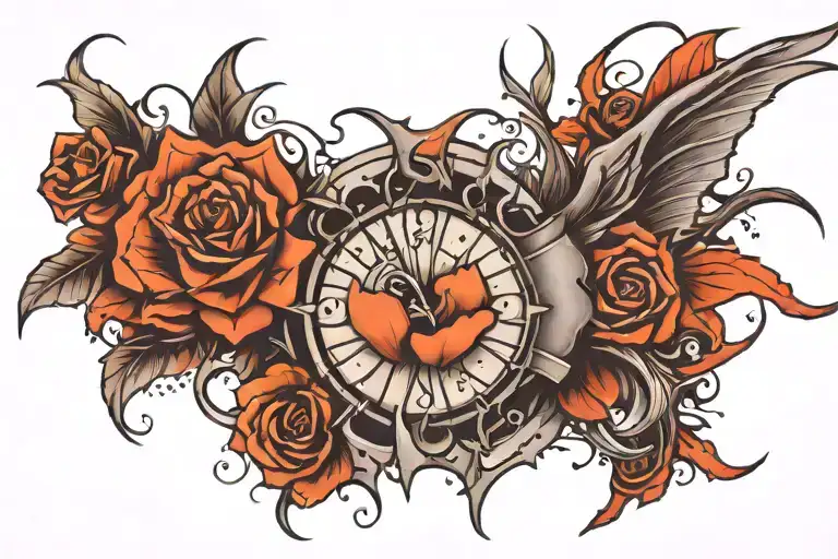 Cant Break Broken Unique Tattoo Design