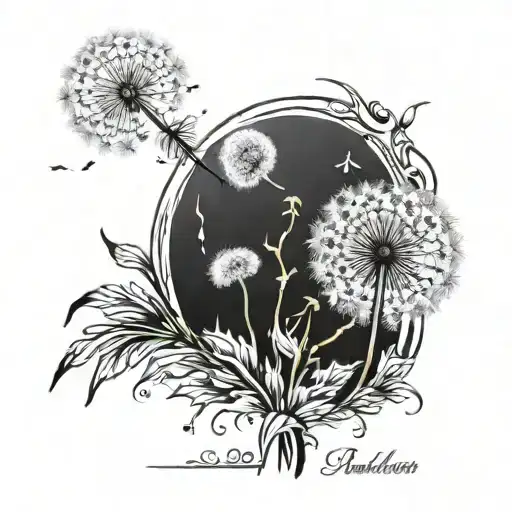 Dandelion Flower Blowing