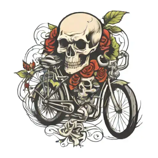 Skull Bicycle