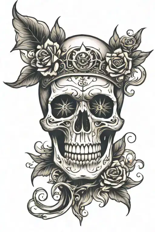 Skull With Third Eye