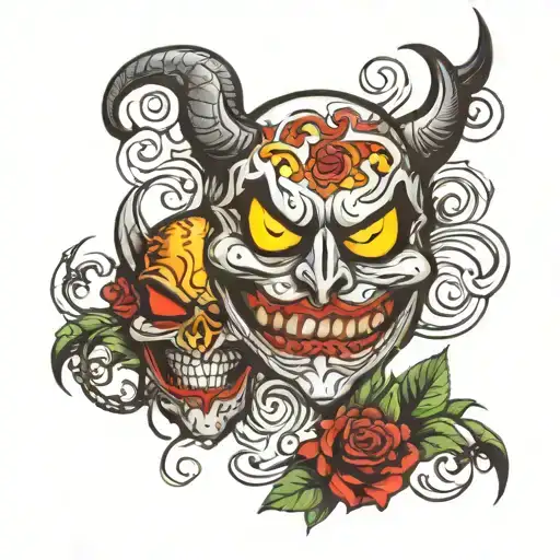 Evil Smile Now Cry Later Mask