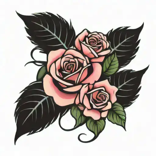 Rose In Cursive Writing