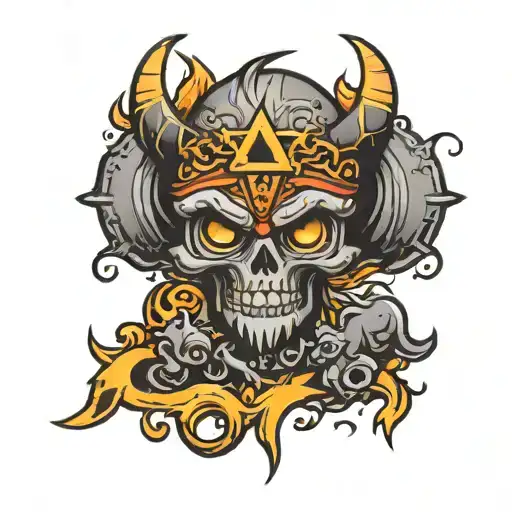 Design A Tattoo With Cartoon Symbols From 1994 To 2024