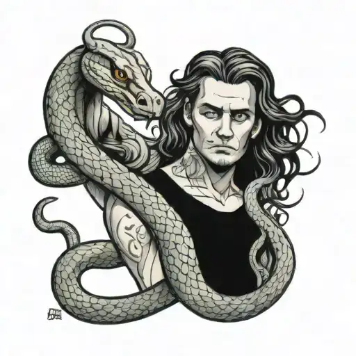 Bryant With Snake Going Through It