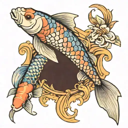 Koi Fish And Pisces