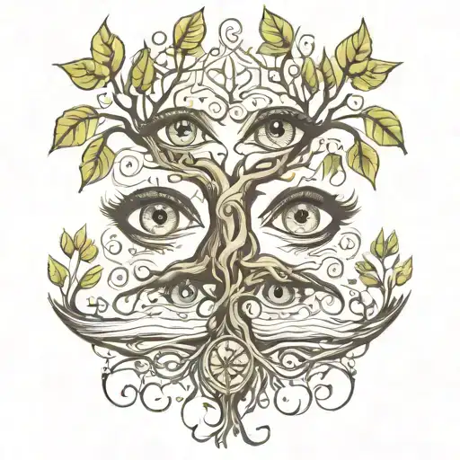 Eyes And Life Tree