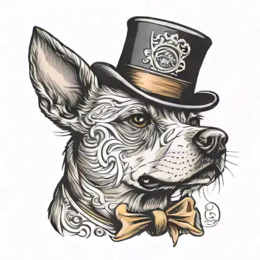 Dog With A Top Hat