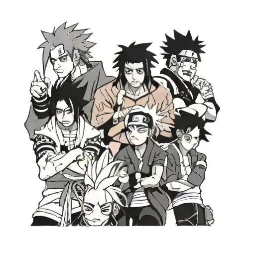 Naruto Sasuke Neji Gaara Signs