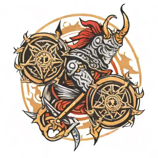 Design A Tattoo Of Warrior Symbols