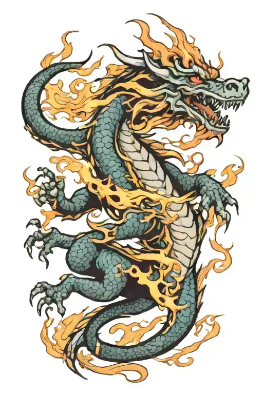 Dragon Breathing Fire