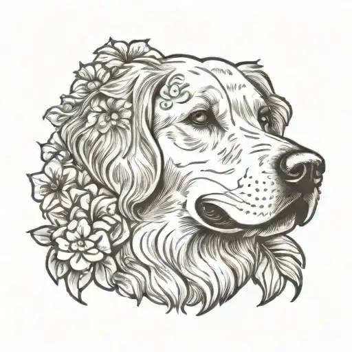 Female Golden Retriever Dog Name Pepper