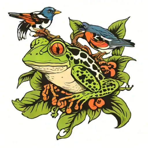 Frog And Magpie