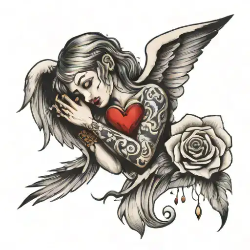 The Pain Of An Angel's Broken Heart