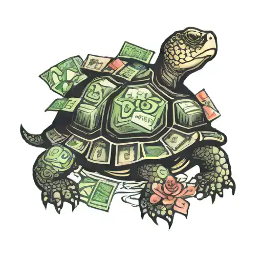 Turtle With Money