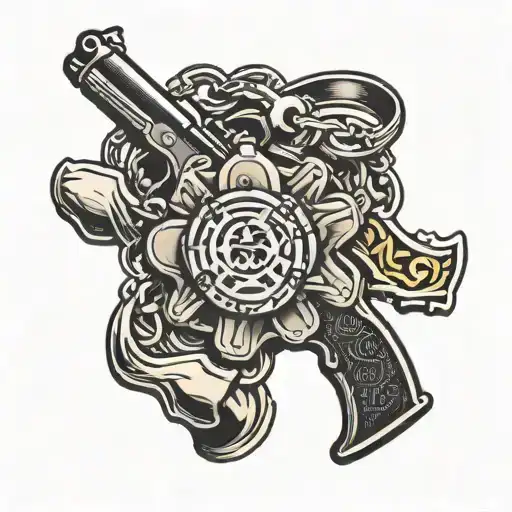 Correctional Officer Handcuffs Gun Wrapped