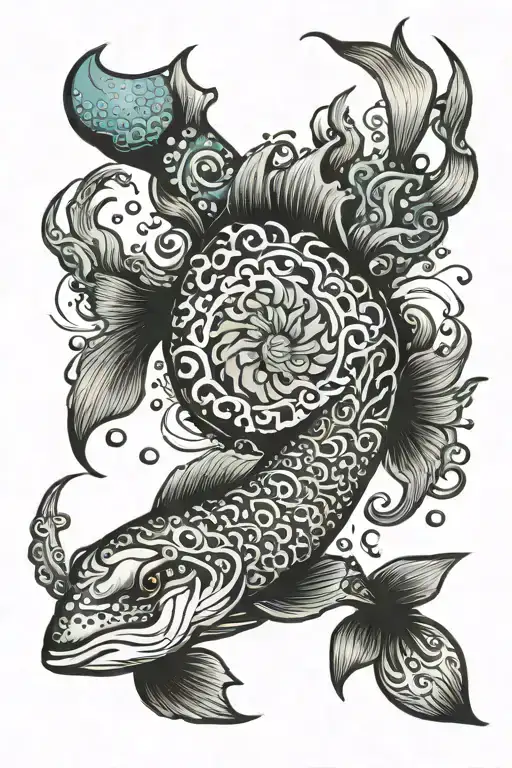 Ocean Creatures Swimming