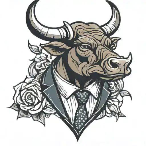 Bull In Suit