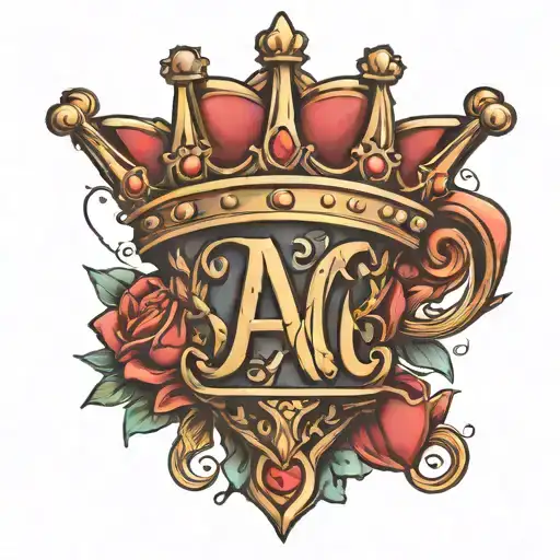 Crown And Letter A