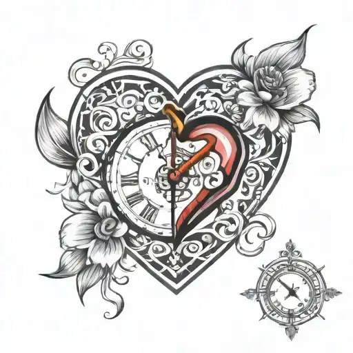 Heart And Clock