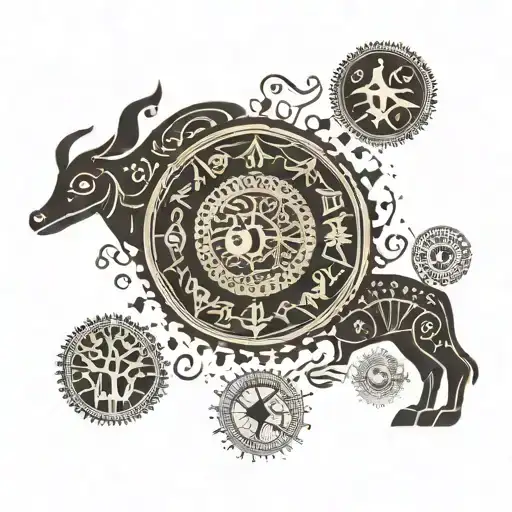 Warli Art Tradition In A Circle Killing