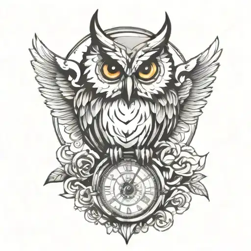 Time Owl Perched