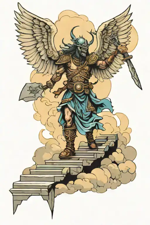Warrior On Stairway To Heaven