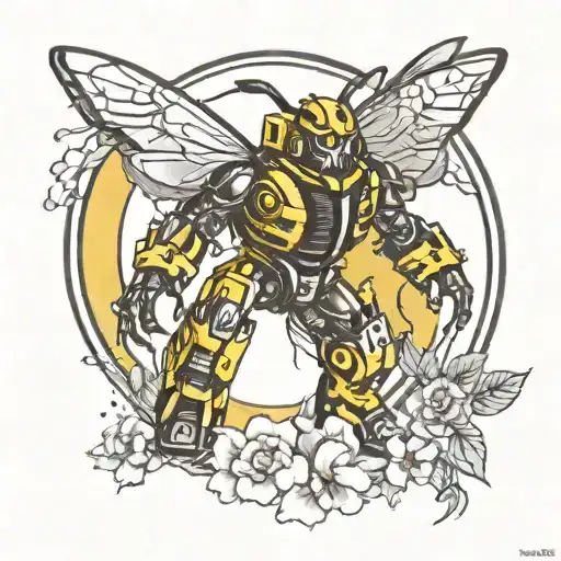 Bumblebee Transformer Moon