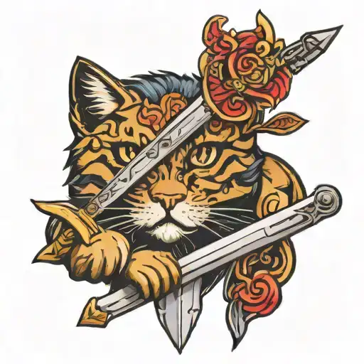 Cat And Sword