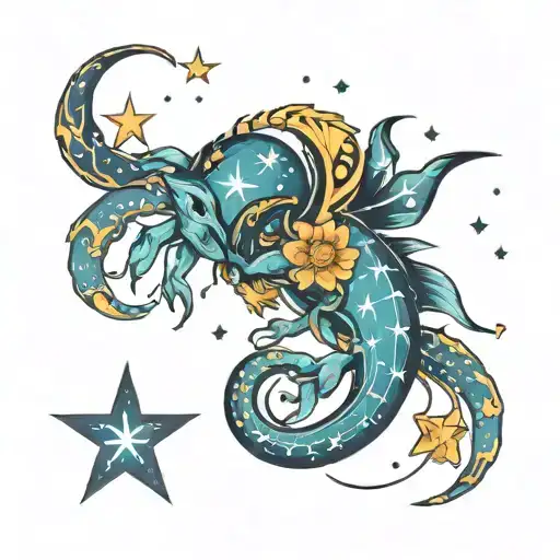 Stars With Leo And Scorpio Constellation