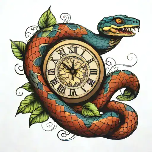 Snake With Clock