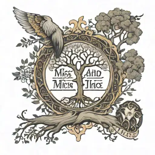 Names Of Roan And Mick Inserted In The Tree Of Life