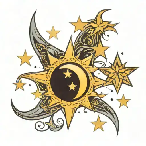 Stars And Moon