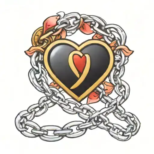 Chain Bracelet With Two Hearts