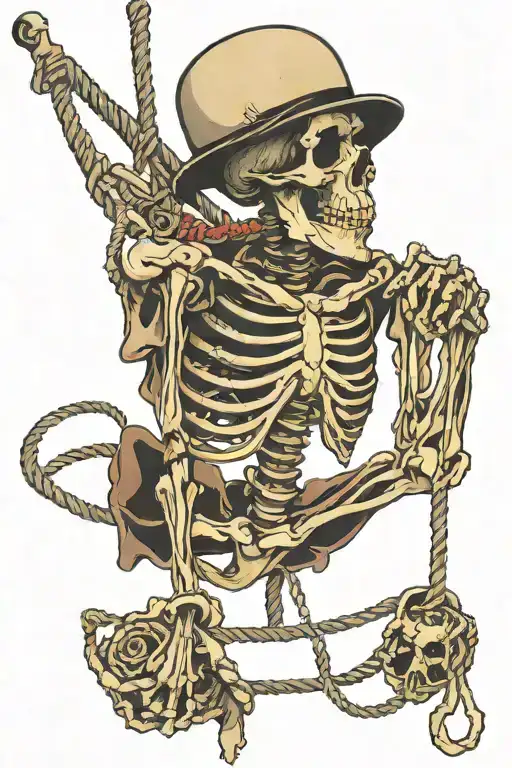 Skeleton With Noose
