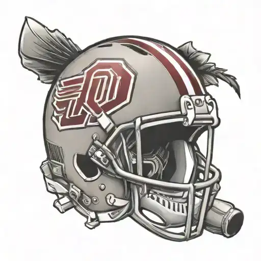 Oklahoma Sooners Football Helmet