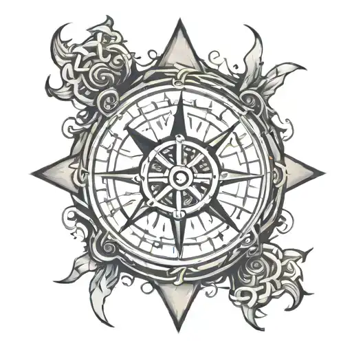 Viking Compass Design