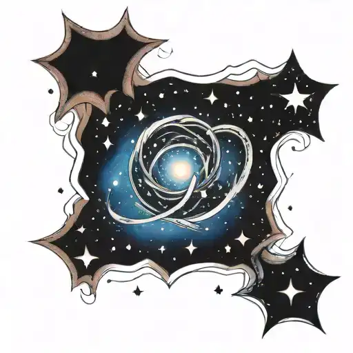 Galaxy Filled With Stars