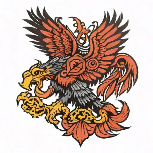 Albanian Eagle In Cyber Sigilism